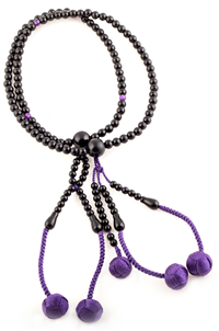 Prayer Beads Purple M08 Rainbow